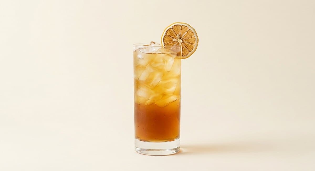 Arnold Palmer with a dried lemon wheel